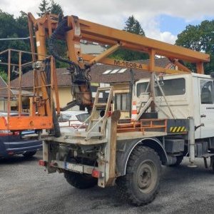 foto 16m buhne 4x4 Unimog 6.2t Mercedes MB U100 +Inreka